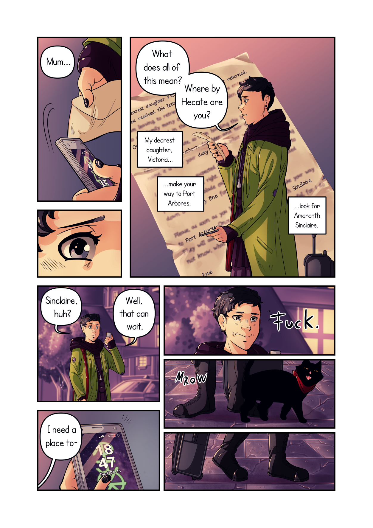 Chapter 1: Arrival page 8